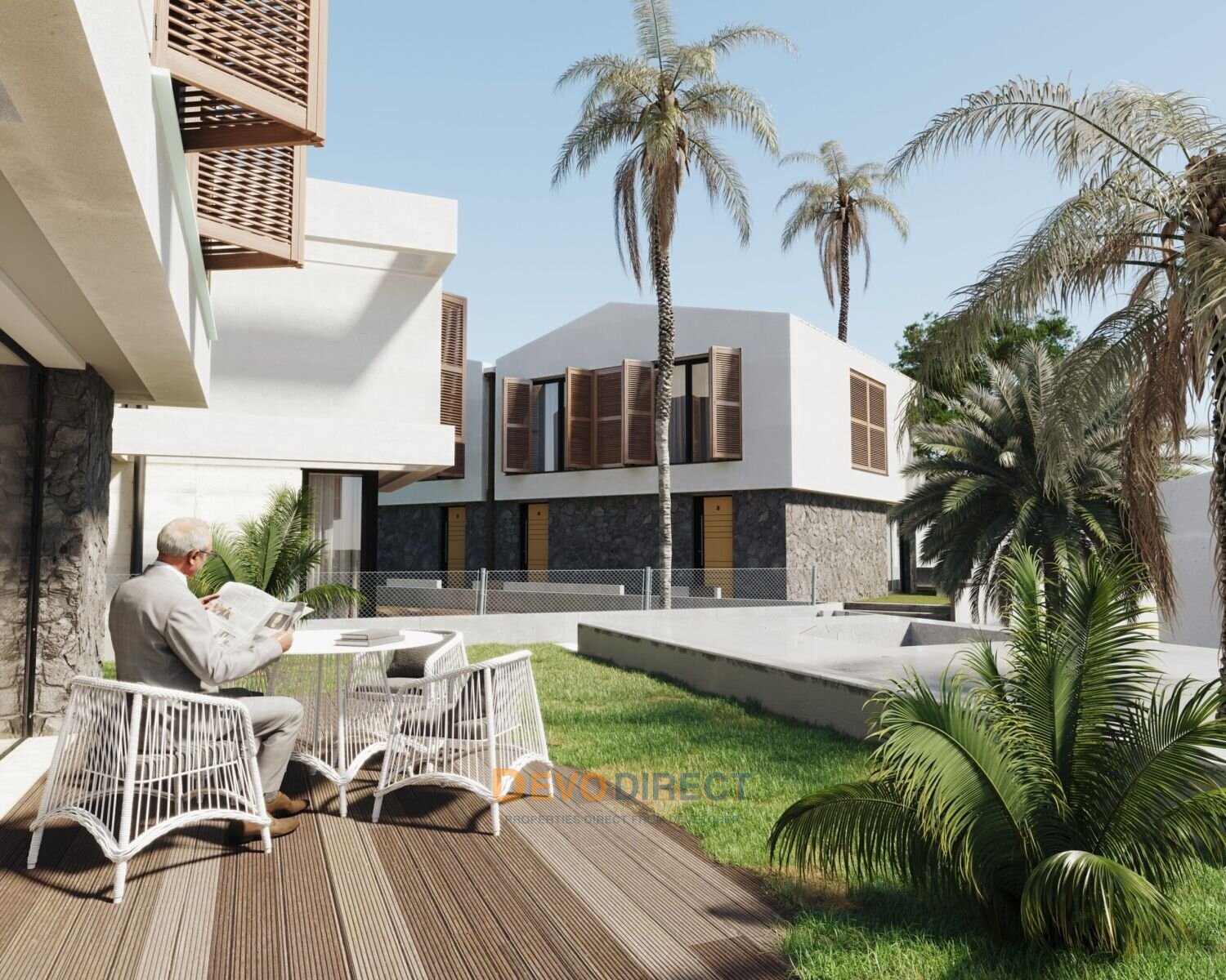 3-Schlafzimmer-Villa mit Meerblick in Nordzypern/Kyrenia