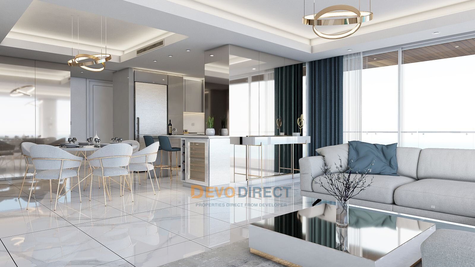 2-Schlafzimmer-Apartment mit Meerblick in Nordzypern / Long Beach