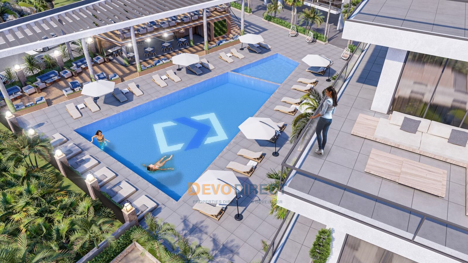 Luxusapartment mit 2 Schlafzimmern nahe dem Strand in Nordzypern