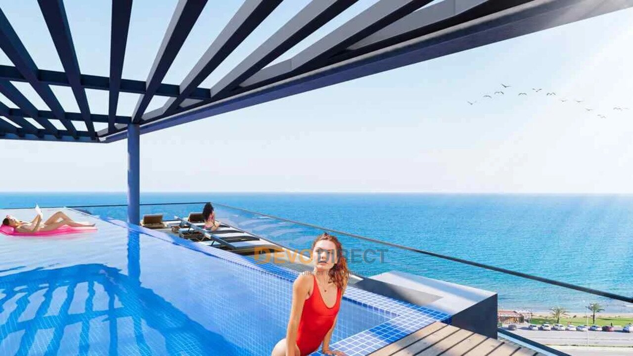 Luxusapartment mit 2 Schlafzimmern nahe dem Strand in Nordzypern